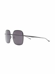 Donna Karan DO101S zonnebril met vierkant montuur - Zwart