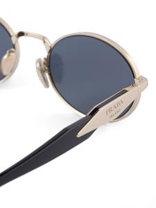 Prada Eyewear Zonnebril met ovaal montuur - Zilver