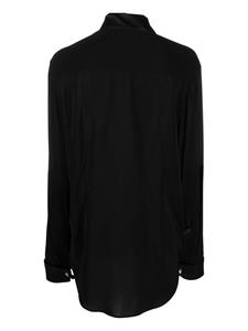 John Richmond Button-up blouse - Zwart