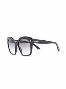 TOM FORD Eyewear Zonnebril met oversized montuur - Zwart