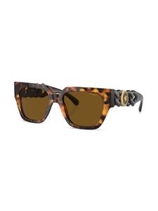 Versace Eyewear Zonnebril met oversized montuur - Bruin