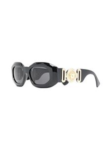 Versace Eyewear Zonnebril met oversized montuur - Zwart