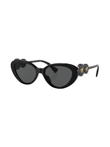 Versace Eyewear Zonnebril met cat-eye montuur - Zwart