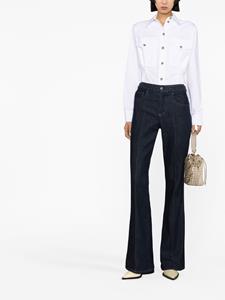 Victoria Beckham Cropped blouse - Wit