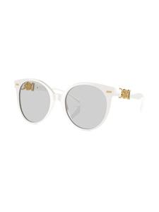 Versace Eyewear Zonnebril met rond montuur - Wit