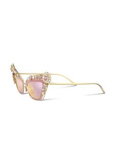 Dolce & Gabbana Eyewear Christmas zonnebril met kattenoog montuur - Roze