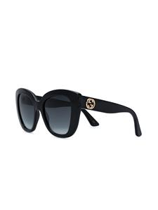 Gucci Eyewear oversized cat-eye sunglasses - Zwart
