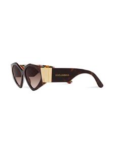 Dolce & Gabbana Eyewear Bril met schildpadschild design - Bruin