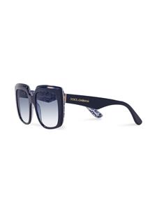 Dolce & Gabbana Eyewear Zonnebril met oversized montuur - Blauw
