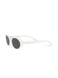 Dolce & Gabbana Eyewear Re-Edition DNA oval-frame sunglasses - Wit