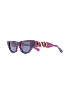 Valentino Eyewear VLogo Signature zonnebril met cat-eye montuur - Paars