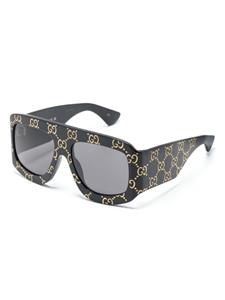 Gucci Eyewear GG zonnebril met piloten montuur - Zwart