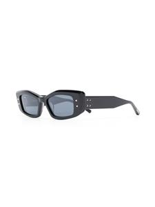 Valentino Eyewear Rockstud zonnebril met vierkant montuur - Zwart