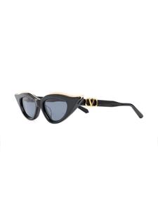 Valentino Eyewear Zonnebril met cat-eye montuur - Zwart