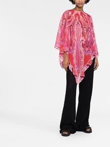ETRO Asymmetrische blouse - Roze