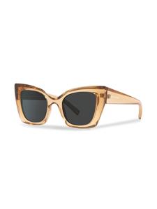 Saint Laurent Eyewear SL 552 zonnebril met cat-eye montuur - Beige