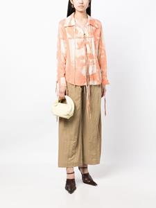 Rejina Pyo Gekreukte blouse - Oranje