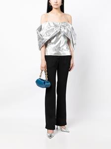 Rejina Pyo Metallic blouse - Zilver