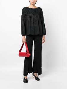 Merlette Semi-transparante blouse - Zwart