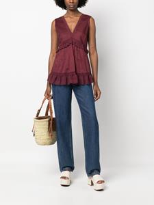 See by Chloé Blouse met ruches - Rood