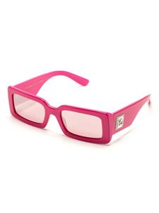 Dolce & Gabbana Eyewear Zonnebril met rechthoekig montuur - Roze