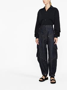 Lemaire Wollen blouse - Zwart