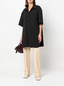 Lemaire Flared blouse - Zwart