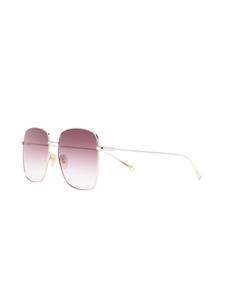 Gucci Eyewear Zonnebril met oversized montuur - Zilver