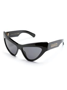 Gucci Eyewear Zonnebril met logo - Zwart