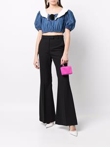 Alessandra Rich Cropped blouse - Blauw