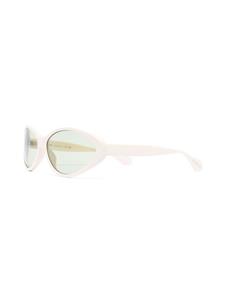 Gucci Eyewear Zonnebril met cat-eye montuur - Wit