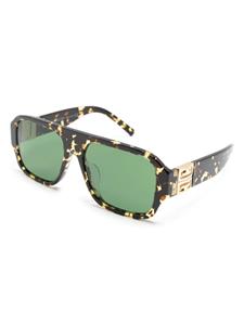 Givenchy Eyewear Zonnebril met schildpadschild design - Bruin