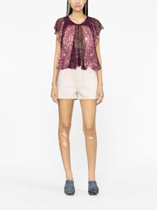 ISABEL MARANT Oriane blouse met bloemenprint - Roze