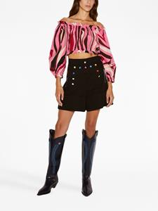 PUCCI Blouse met abstracte print - Roze