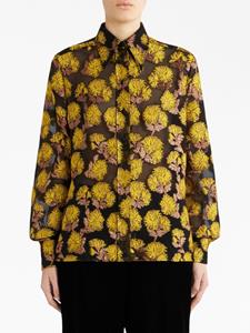ETRO Semi-doorzichtige blouse - Zwart