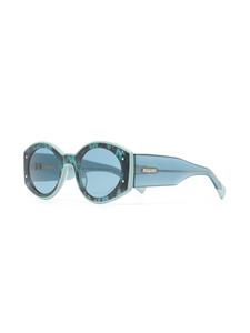 MISSONI EYEWEAR Zonnebril met ovaal montuur - Blauw