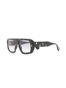 Moschino Eyewear Zonnebril met oversized montuur - Zwart