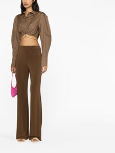 Jacquemus Cropped blouse - Bruin