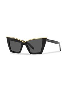 Saint Laurent Eyewear SL 570 zonnebril met cat-eye montuur - Zwart