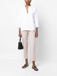 Fabiana Filippi Blouse met cropped mouwen - Wit