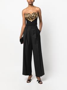 Moschino Strapless bustier top - Zwart