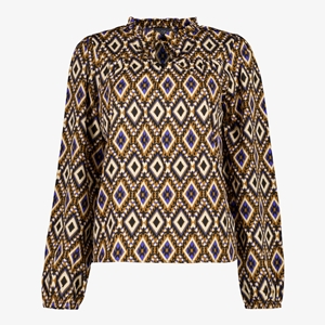 TwoDay dames blouse aztec print