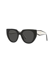 Prada Eyewear Zonnebril met kattenoog montuur - Zwart