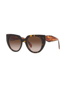 Prada Eyewear PR 14WS zonnebril met cat-eye montuur - Bruin