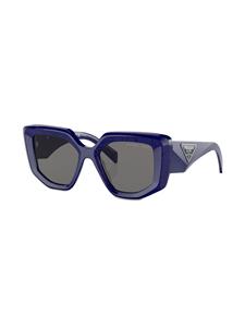 Prada Eyewear Zonnebril met geometrisch montuur - Blauw