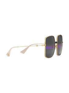 Gucci Eyewear rectangular-frame sunglasses - Goud