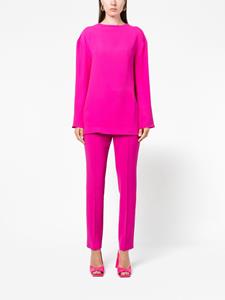 Valentino Gedrapeerde blouse - Roze