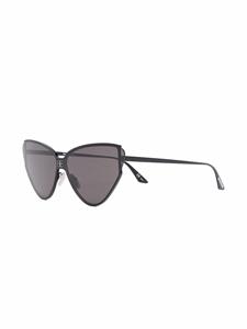 Balenciaga Eyewear Shield 2.0 zonnebril met cat-eye montuur - Zwart