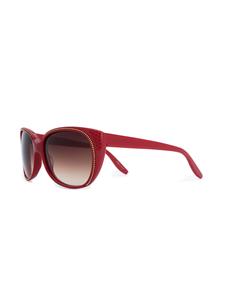 Barton Perreira Secreta Libi zonnebril met oversized montuur - Rood