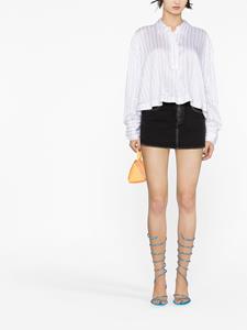 The Attico Cropped blouse - Wit